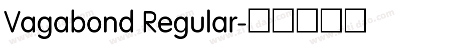 Vagabond Regular字体转换